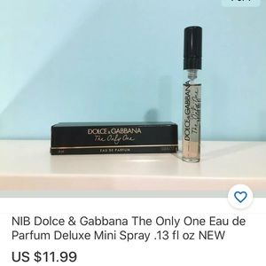 Dolce & Gabbana travel spray